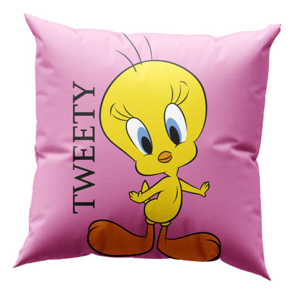 Μαξιλάρι με γέμιση Art 6190 Tweety 40×40 Ροζ Beauty Home