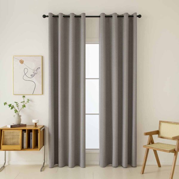 Beauty Home Κουρτίνα Full Blackout σκίασης με 8 κρίκους Total Art 8446 140×270 Αμέθυστος